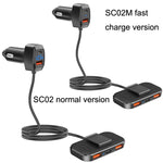 5 In 1 Mobile Phone Fast Recharge Car Charger, SC02