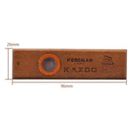 ADL07 Kazoo portable en bois pour la protection de l'environnement, ADL07 Kazoo