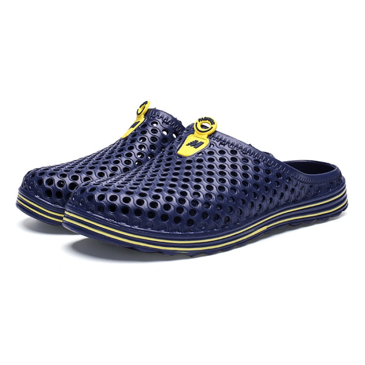Chaussures d'été X902 pour la plage, tongs antidérapantes, chaussons pour couple, chaussures à trous pour homme, taille 45