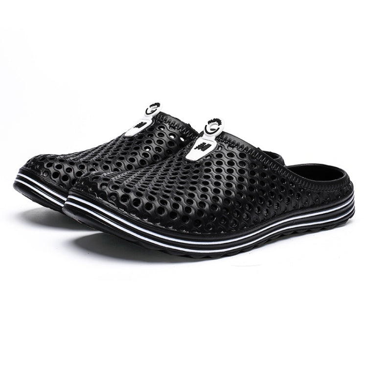 Chaussures d'été X902 pour la plage, tongs antidérapantes, chaussons pour couple, chaussures à trous pour homme, taille 45