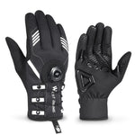 WEST BIKING Gants de cyclisme respirants à doigts longs autobloquants avec boucle, M, L, XL, 2XL
