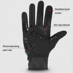 WEST BIKING Gants de cyclisme respirants à doigts longs autobloquants avec boucle, M, L, XL, 2XL