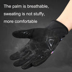 WEST BIKING Gants de cyclisme respirants à doigts longs autobloquants avec boucle, M, L, XL, 2XL