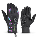 WEST BIKING Gants de cyclisme respirants à doigts longs autobloquants avec boucle, M, L, XL, 2XL