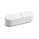 Boîte de rangement de batterie domestique, boîte de rangement de câble de données, boîte de rangement de chargeur, bleu simple couche, gris blanc double couche