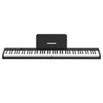 Piano électrique pliable et intelligent portable à 88 touches, prise européenne