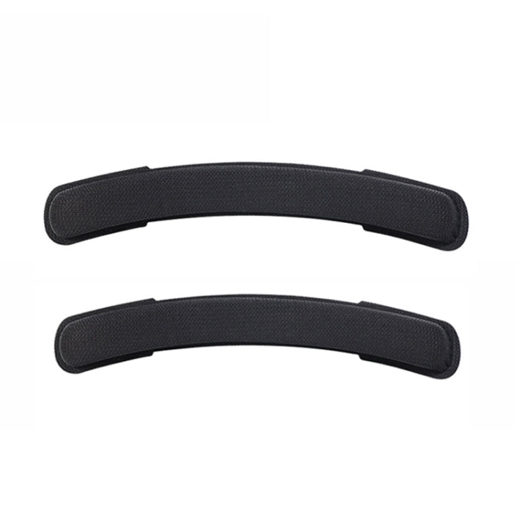 2 coussinets de remplacement pour Corsair Void Pro Elite, style : Coussinet de serre-tête, cuir protéiné noir, grille noire, grille inférieure grise, grille inférieure rouge, grille inférieure jaune, cuir sensoriel noir glacé, cuir d'agneau noir