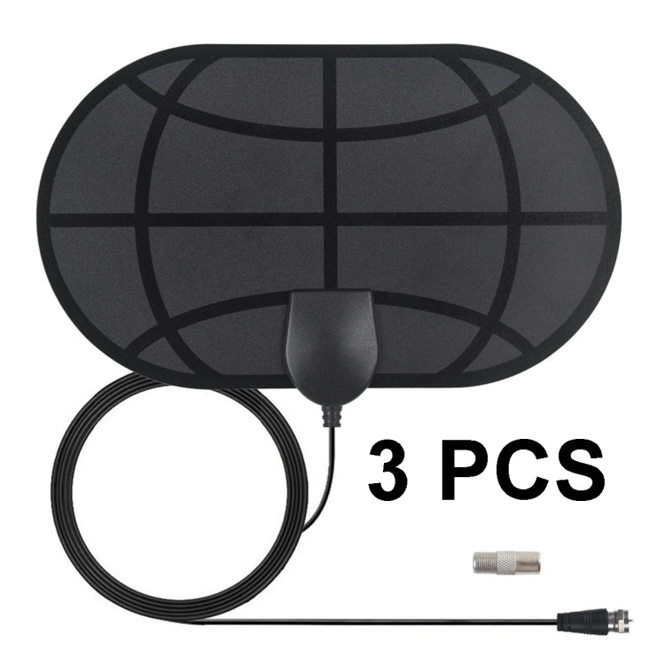3 antennes HDTV mini antenne TV numérique HD, 3 pièces HDTV