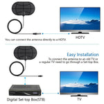 3 antennes HDTV mini antenne TV numérique HD, 3 pièces HDTV