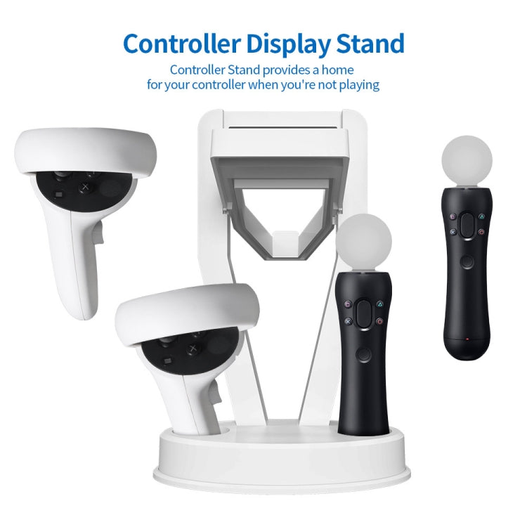 JYS-OC002 Support VR de bureau pour Oculus Quest 2, JYS-OC002 Blanc, JYS-OC002 Noir