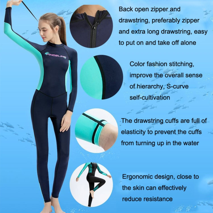 Combinaison de plongée féminine en tissu Lycra FINDSLINE, fine, séchage rapide, imperméable, protection solaire intégrale, XS, S, M, L, XL