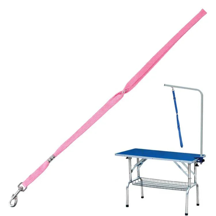 Corde de traction fixe pour chien pour table de toilettage, rose, noir, bleu