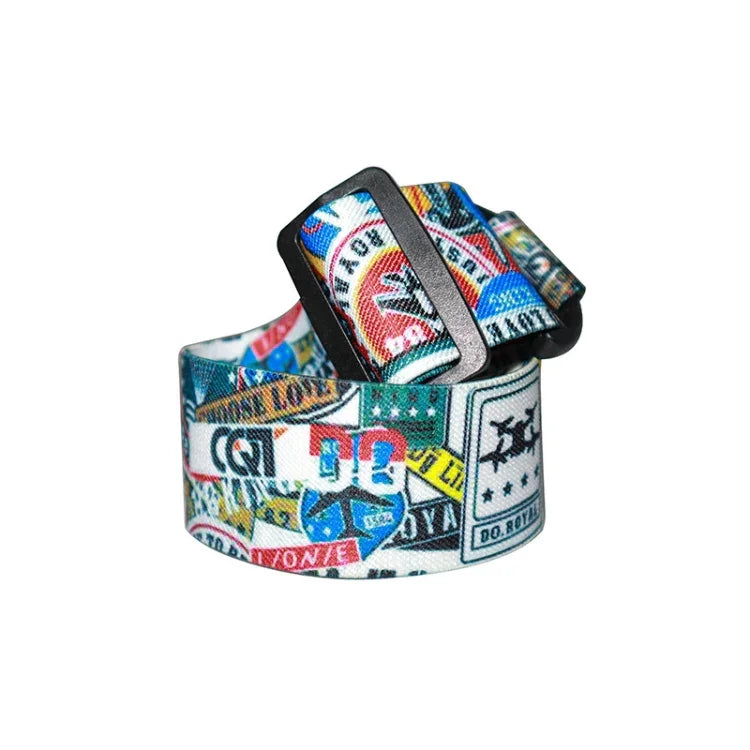 Lunettes vidéo de vol avec bandeau couleur graffiti et sangle fixe pour lunettes DJI FPV V2, sangle, sangle + câble d'alimentation, sangle + câble d'alimentation + coussinet