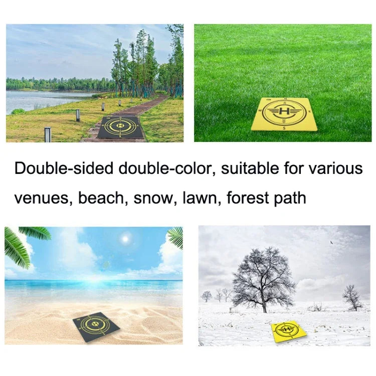Tapis d'atterrissage double face pour la photographie aérienne en extérieur, compatible avec DJI Mavic 3 / Air 2 / Air 2S