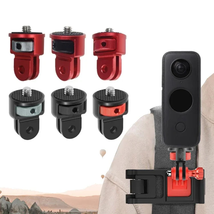 Adaptateur trépied à vis 1/4 pouce pour GoPro 10, 9, 8, 7 / Eken / Insta360 One XR
