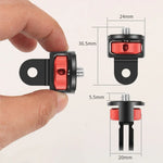 Adaptateur trépied à vis 1/4 pouce pour GoPro 10, 9, 8, 7 / Eken / Insta360 One XR