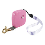 Laisse rétractable automatique pour chien, petit rétracteur pour animaux de compagnie, 2m carré bleu, 2m rond blanc, 2m rond rose, 2m rond bleu, 2m carré blanc, 2m carré rose