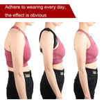 Ceinture de correction de posture respirante invisible, correcteur dorsal réglable, Taille :, M (Noir), S (Gris), L (Gris)
