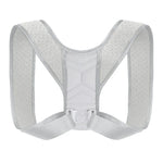 Ceinture de correction de posture respirante invisible, correcteur dorsal réglable, Taille :, M (Noir), S (Gris), L (Gris)