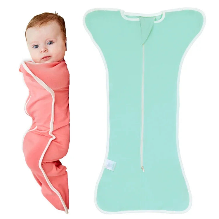 Couverture en coton matelassé pour bébé Insular, sac de couchage/emmaillotage pour nouveau-né, Taille : 60 cm pour 0-3 mois