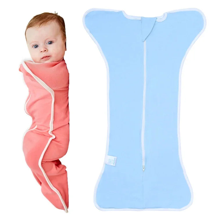 Couverture en coton matelassé pour bébé Insular, sac de couchage/emmaillotage pour nouveau-né, Taille : 60 cm pour 0-3 mois