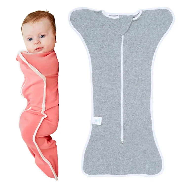Couverture en coton matelassé pour bébé Insular, sac de couchage/emmaillotage pour nouveau-né, Taille : 60 cm pour 0-3 mois