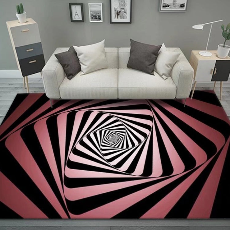 Tapis de salon géométrique visuel rectangulaire stéréo 3D, 40x60cm, 50x80cm, 60x90cm, 80x120cm, 80x160cm, 120x160cm, 140x200cm