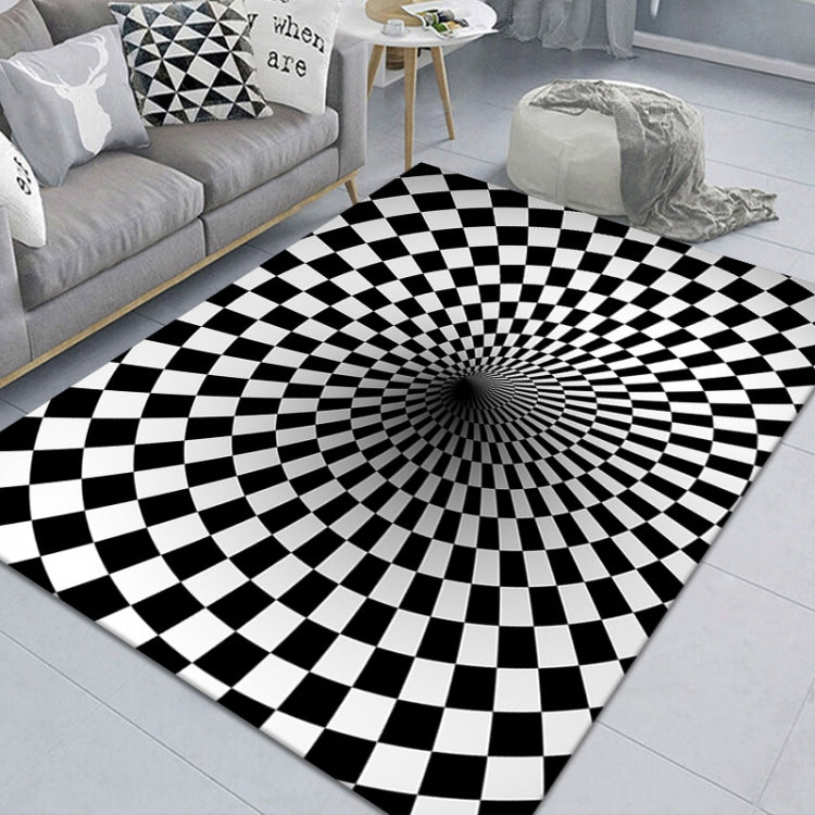 Tapis de salon géométrique visuel rectangulaire stéréo 3D, 40x60cm, 50x80cm, 60x90cm, 80x120cm, 80x160cm, 120x160cm, 140x200cm