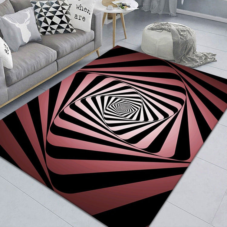 Tapis de salon géométrique visuel rectangulaire stéréo 3D, 40x60cm, 50x80cm, 60x90cm, 80x120cm, 80x160cm, 120x160cm, 140x200cm