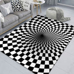 Tapis de salon géométrique visuel rectangulaire stéréo 3D, 40x60cm, 50x80cm, 60x90cm, 80x120cm, 80x160cm, 120x160cm, 140x200cm