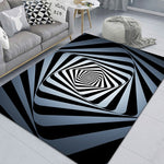 Tapis de salon géométrique visuel rectangulaire stéréo 3D, 40x60cm, 50x80cm, 60x90cm, 80x120cm, 80x160cm, 120x160cm, 140x200cm