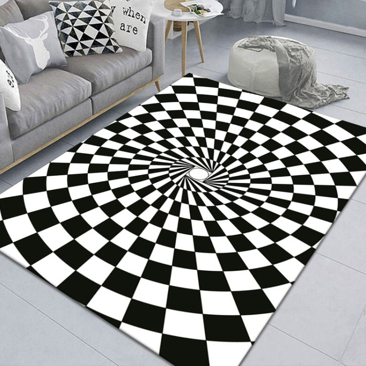 Tapis de salon géométrique visuel rectangulaire stéréo 3D, 40x60cm, 50x80cm, 60x90cm, 80x120cm, 80x160cm, 120x160cm, 140x200cm