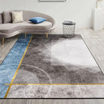 Tapis de salon géométrique abstrait moderne sous table basse, 50x80cm, 60x90cm