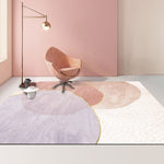 Tapis de salon géométrique abstrait moderne sous table basse, 50x80cm, 60x90cm
