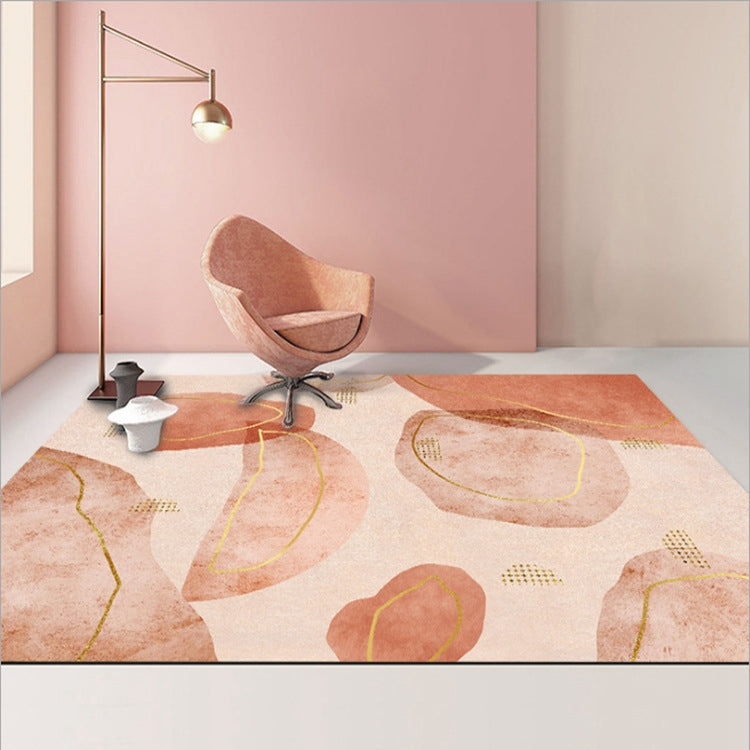 Tapis de salon géométrique abstrait moderne, coussin de table basse, 80x120cm, 80x160cm