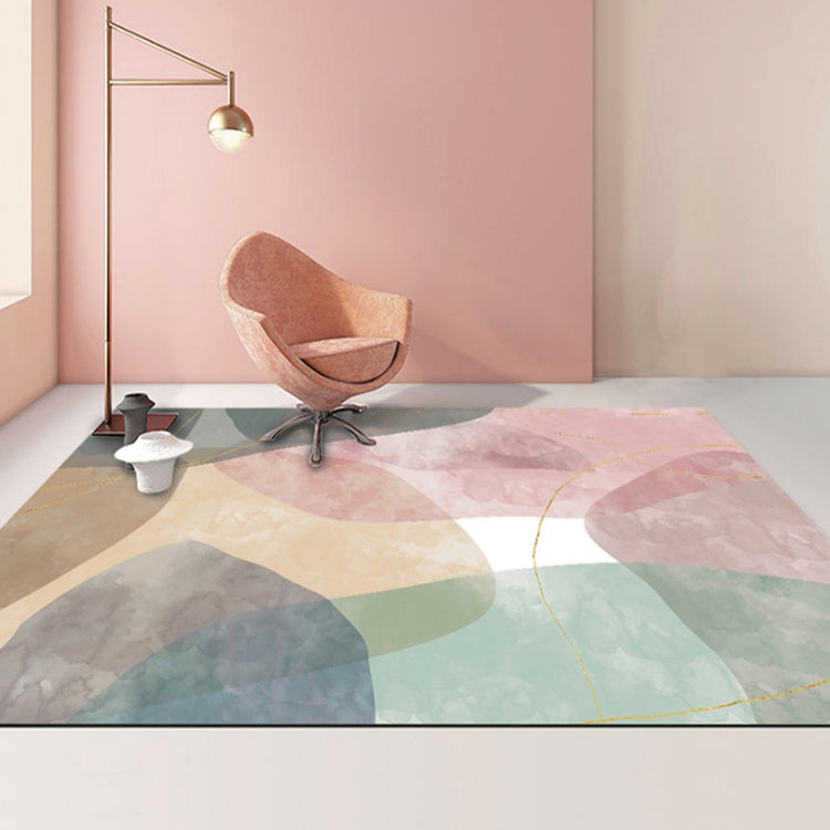 Tapis de salon géométrique abstrait moderne, coussin de table basse, 80x120cm, 80x160cm