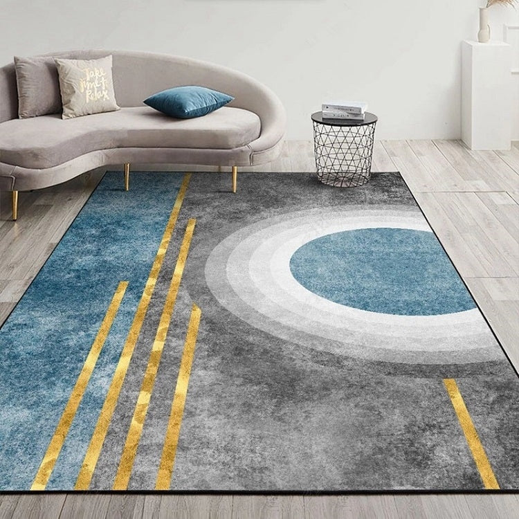 Tapis de salon géométrique abstrait moderne, coussin de table basse, 80x120cm, 80x160cm
