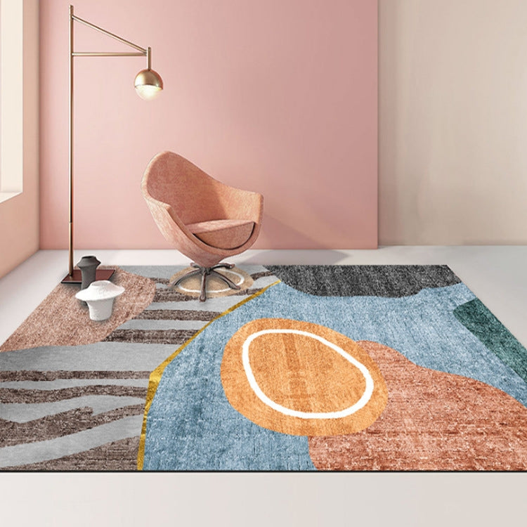 Tapis de Salon Géométrique Abstrait Moderne, Coussin de Table Basse, 80x200cm, 120x160cm