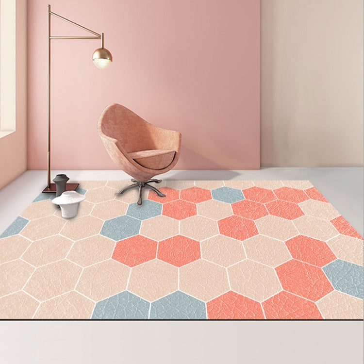 Tapis de Salon Géométrique Abstrait Moderne, Coussin de Table Basse, 80x200cm, 120x160cm