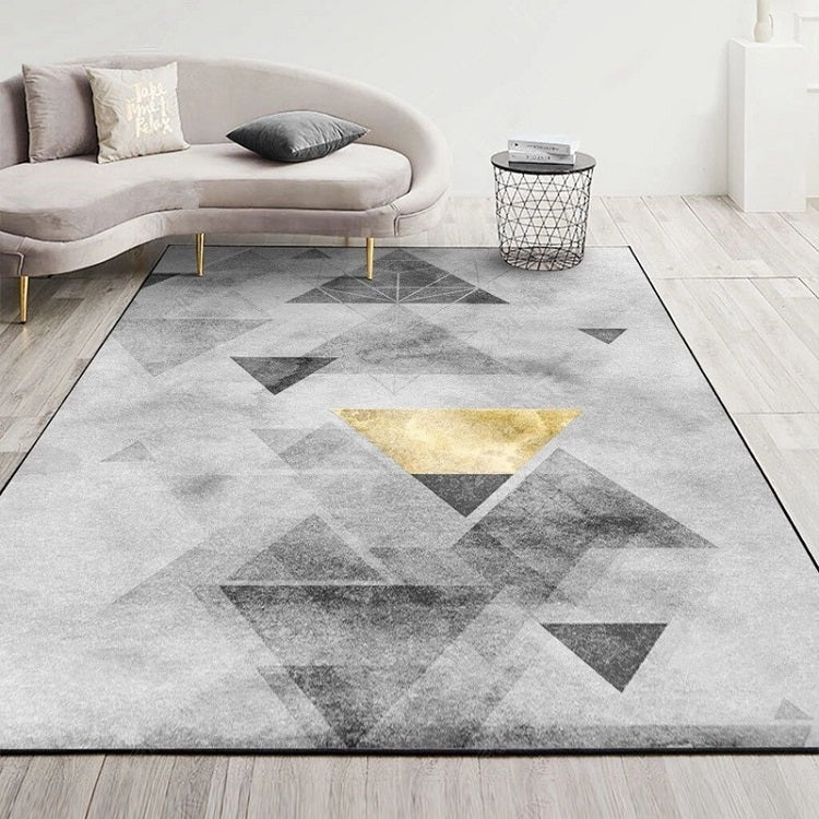Tapis de salon géométrique abstrait moderne, coussin de table basse, 140x200cm