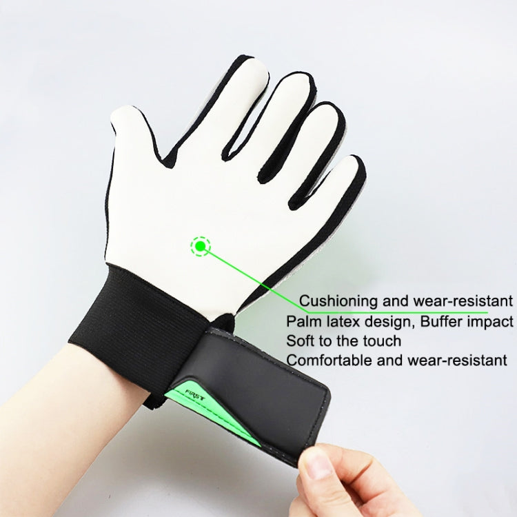 Gants de football pour enfants en latex, anti-choc, tailles 5, 6, 7