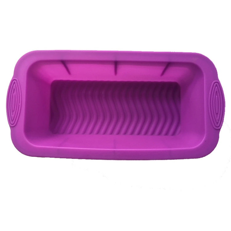 Moule à cake long en silicone pour toasts de pizza, long (violet), long (rouge), long (bleu)