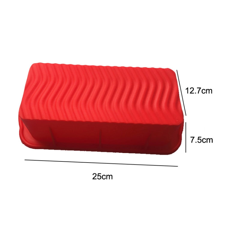Moule à cake long en silicone pour toasts de pizza, long (violet), long (rouge), long (bleu)