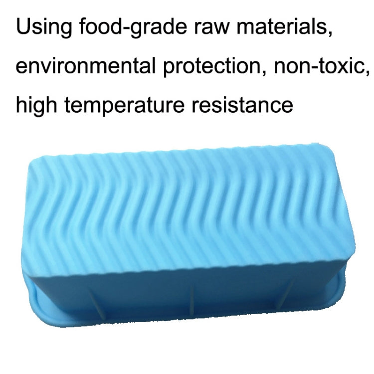 Moule à cake long en silicone pour toasts de pizza, long (violet), long (rouge), long (bleu)