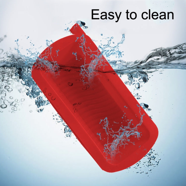 Moule à cake long en silicone pour toasts de pizza, long (violet), long (rouge), long (bleu)