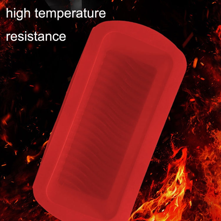 Moule à cake long en silicone pour toasts de pizza, long (violet), long (rouge), long (bleu)