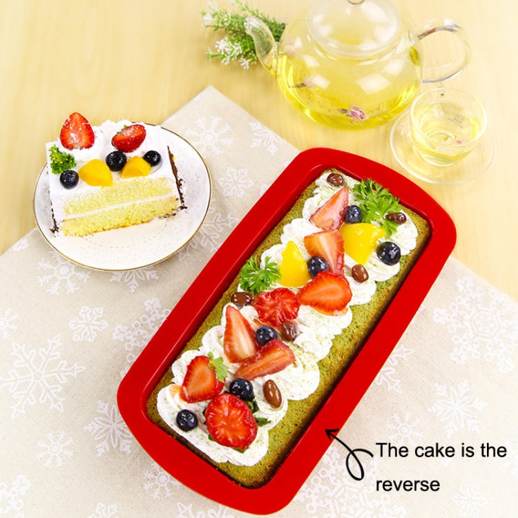 Moule à cake long en silicone pour toasts de pizza, long (violet), long (rouge), long (bleu)