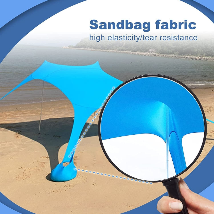 Tente de Camping Lycra de Plage Extérieure Baldaquin Abri Solaire Tente de Pêche, Taille :, 210x160x150cm, 210x200x150cm, 300x300x200cm