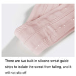 Bandeau en silicone antidérapant absorbant la transpiration pour la course, bandeau en silicone (Rose), bandeau en silicone (Noir)