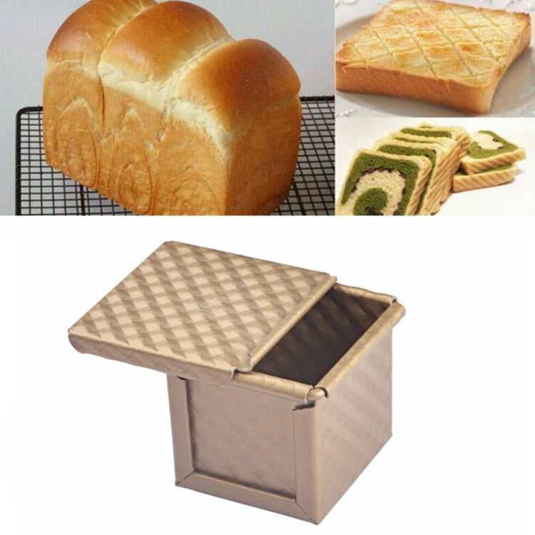 Moule à pain de mie carré antiadhésif en forme de cube d'eau, Style :, 8832 8x7.5x6.5cm Or ondulé, 8759 11.8x11x10.3cm Or non ondulé, 8772 8x7.5x6.5cm Or non ondulé, 8765 11.8x11x10.3cm Or ondulé